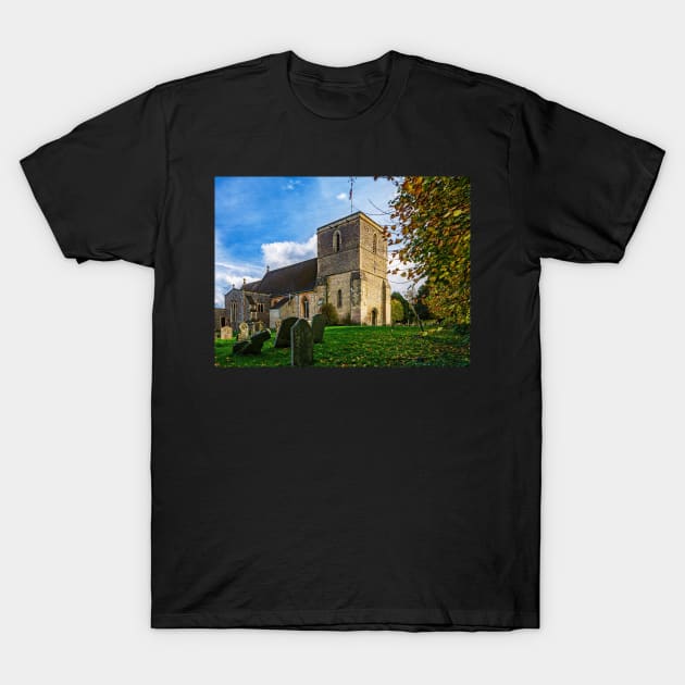 Church of St Mary Kintbury T-Shirt by IanWL